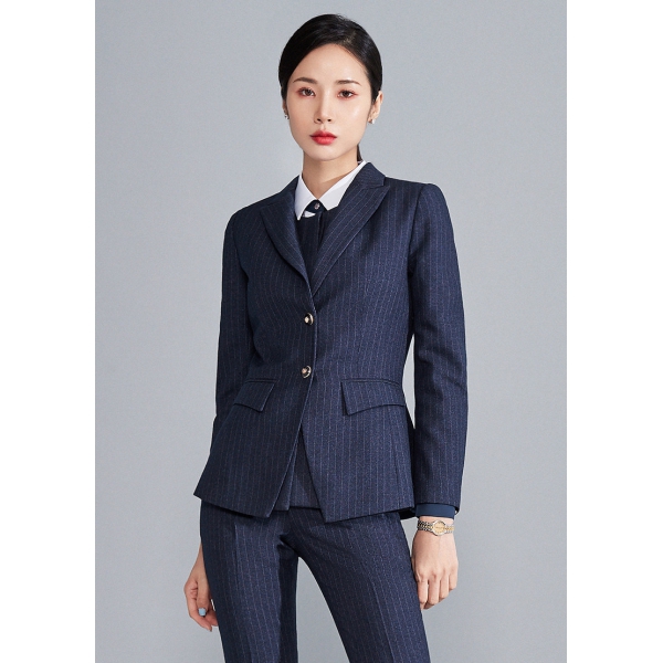 条纹女时尚正装