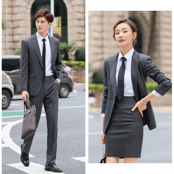 条纹时尚套装同款